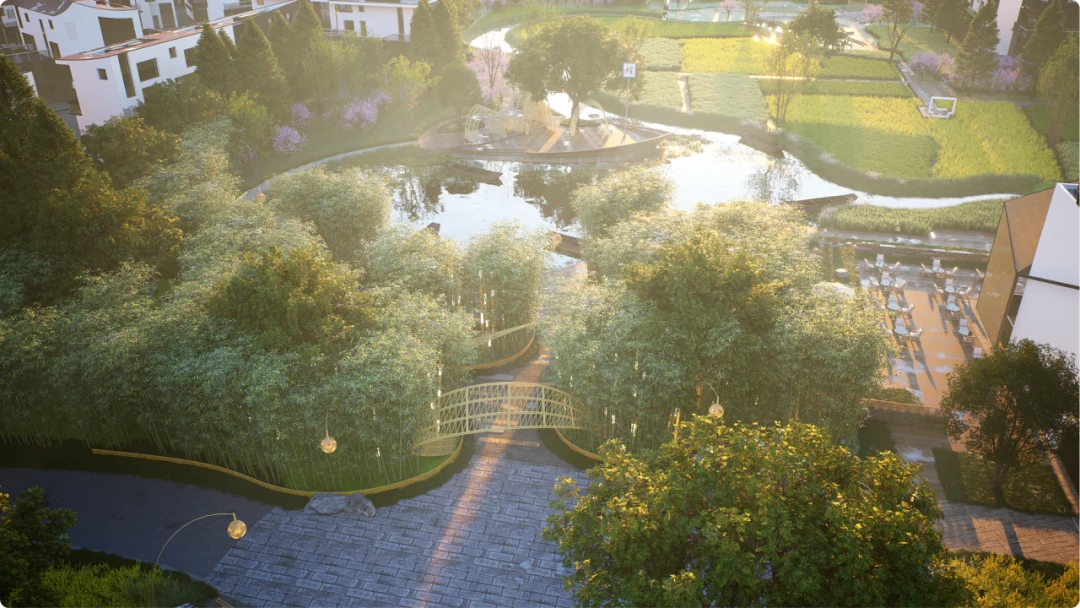 成都诗里田园亲水度假区 ©奥雅股份